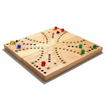 Tock Tock Game - Tac Spiel Brändi Dog Variante aus Holz