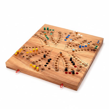 Tock Tock Game - Tac Spiel Brändi Dog Variante aus Holz