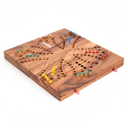 Tock Tock Game - Tac Spiel Brändi Dog Variante aus Holz