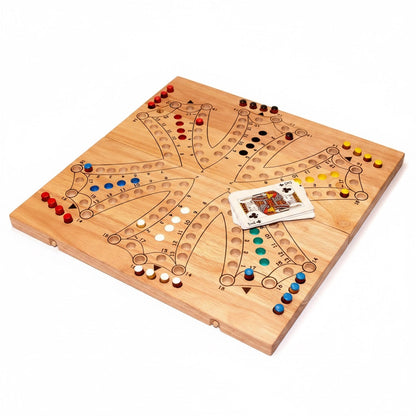 Tock Tock Game - Tac Spiel Brändi Dog Variante aus Holz