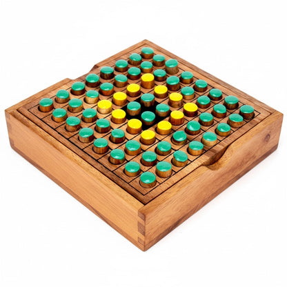 Othello Obversi - Reversi Strategiespiel aus Holz für 2 Personen