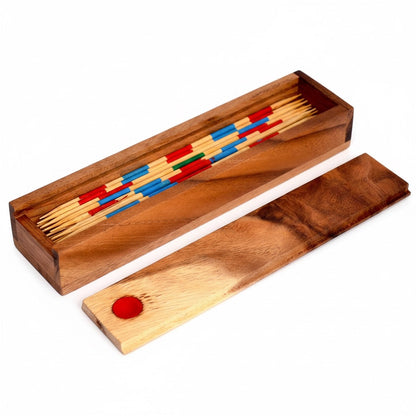 Mikado Stäbchen - Klassisches Geschicklichkeitsspiel aus Holz für mehrere Personen