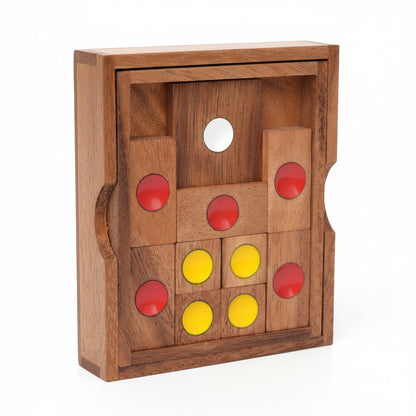 Khun Pan Escape - Schiebepuzzle aus Holz für 1 Person