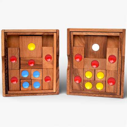 Khun Pan Escape - Schiebepuzzle aus Holz für 1 Person