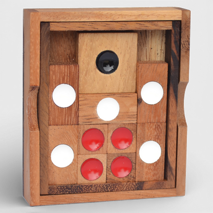Khun Pan Escape - Schiebepuzzle aus Holz für 1 Person