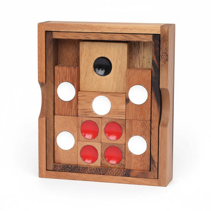 Khun Pan Escape - Schiebepuzzle aus Holz für 1 Person