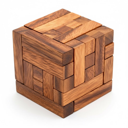 Packing Box Y - Pentomino Holzpuzzle 25-teiliges Denkspiel für 1 Person