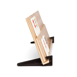 Rummy Holz Spiel - Hochwertiges Brettspiel aus Massivem Buchenholz